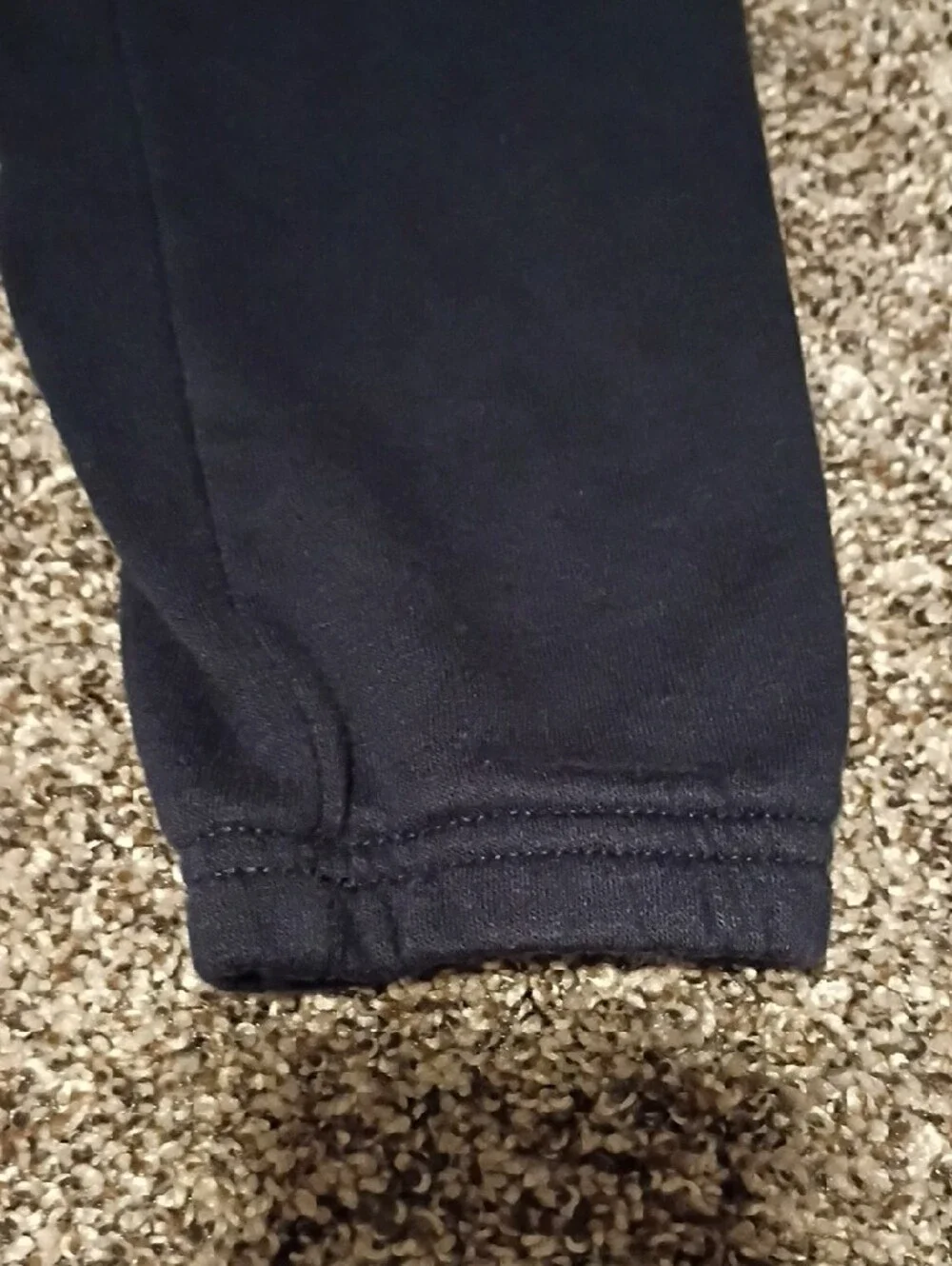 Under Armour Kids Navy Sweatpants with Red Logo Accent